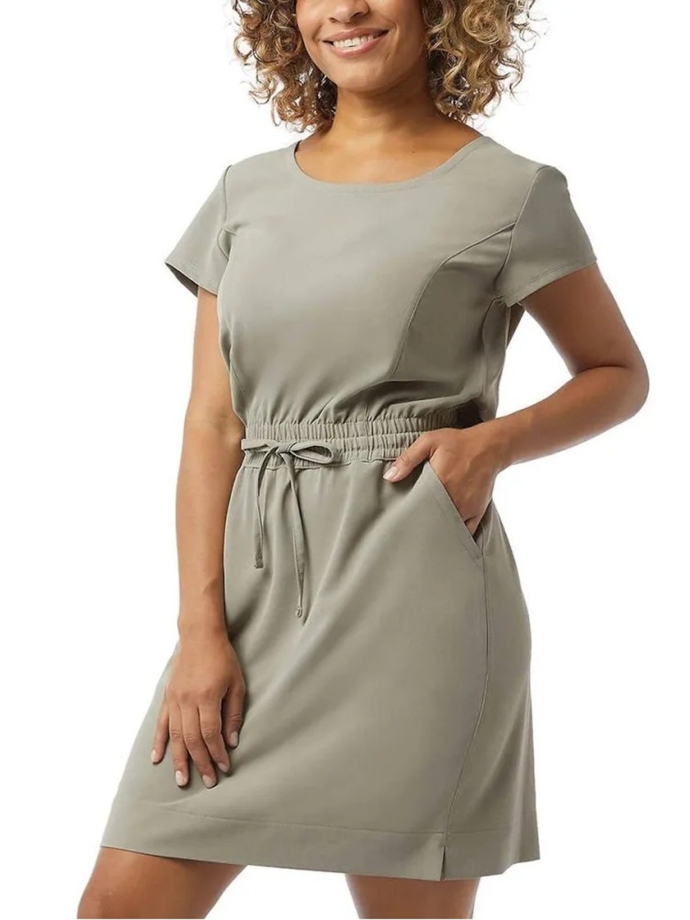 32 Degrees Dress Sage Green Women's Large - Picture 3 of 8